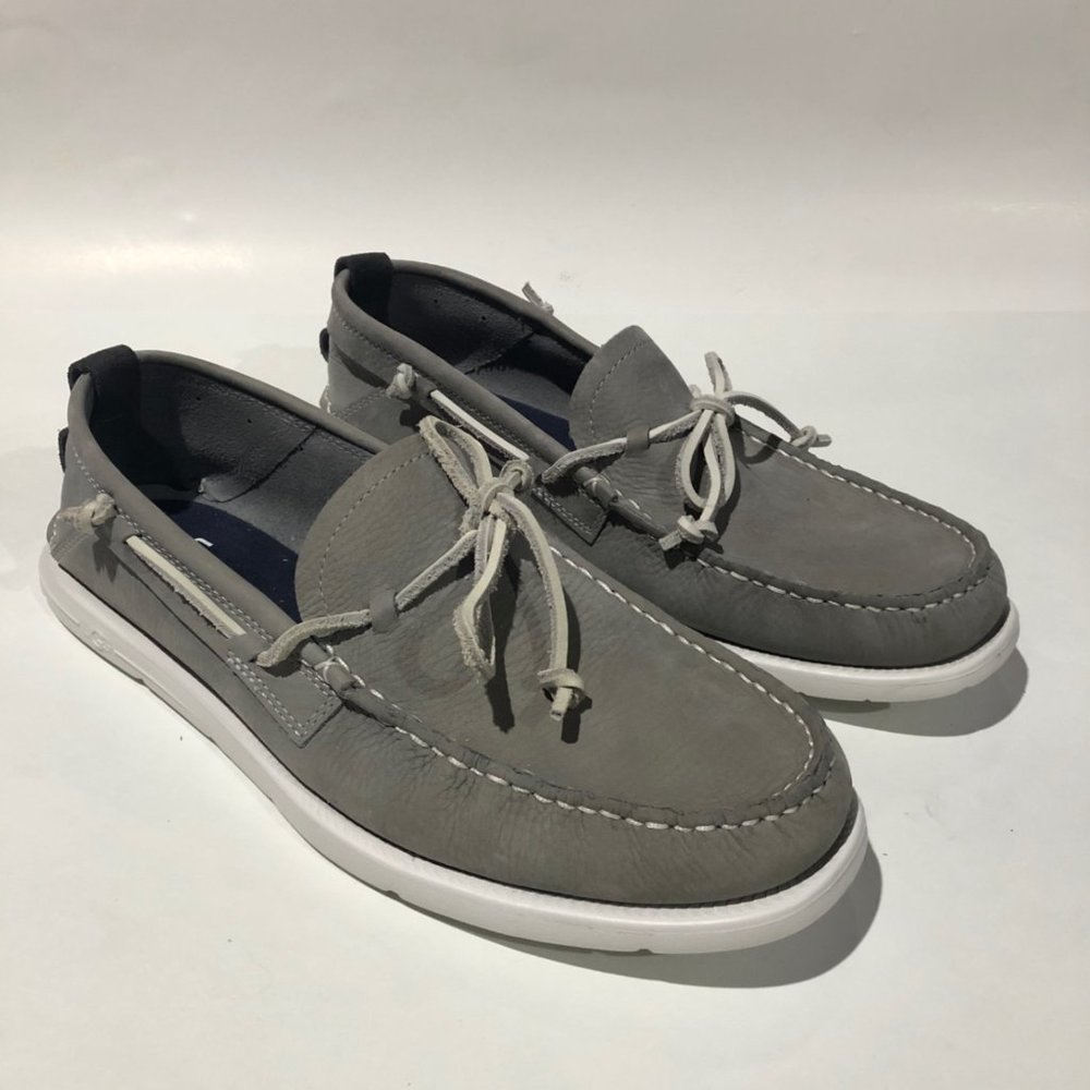 UGG Mens Energ Gray Solid Slip On Loafers Size 10